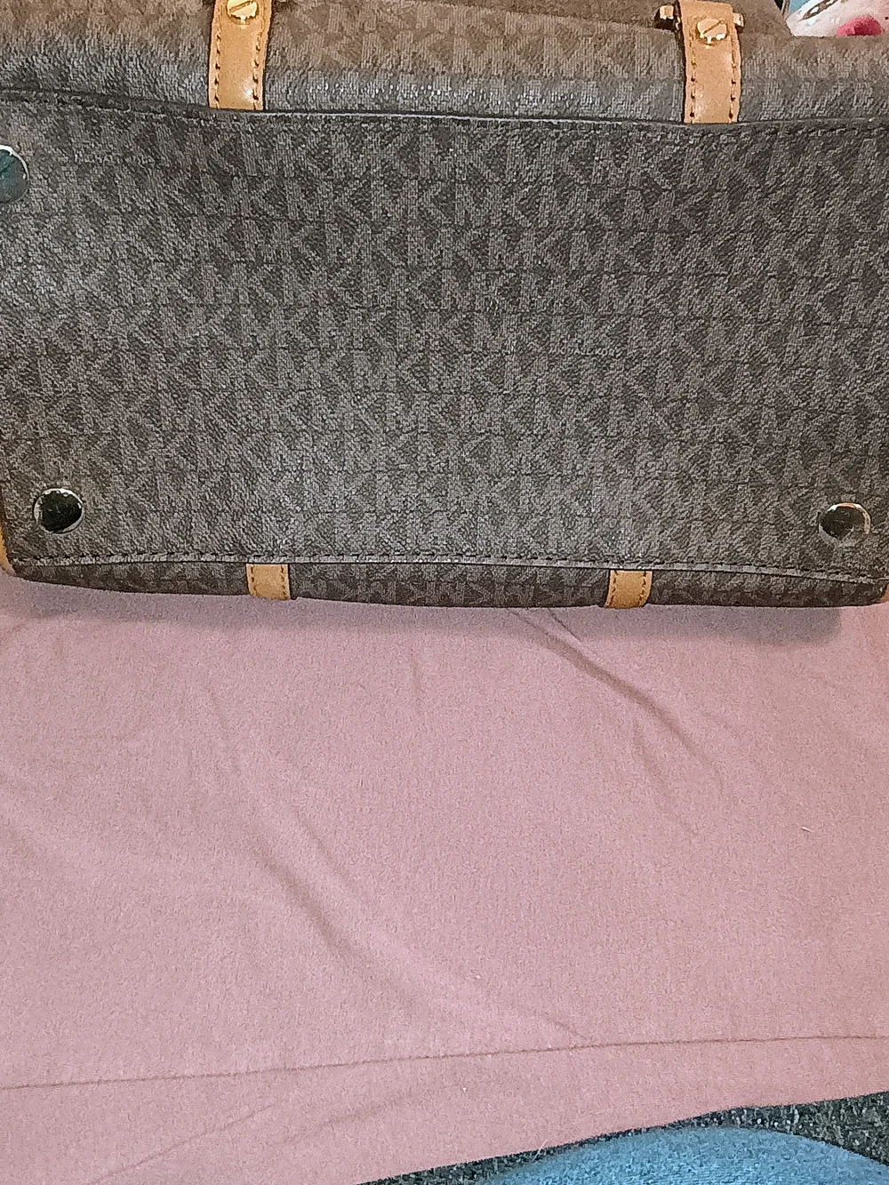 Michael Kors Bedford Legacy Medium Duffle Satchel (Style 30F9G06S6B)